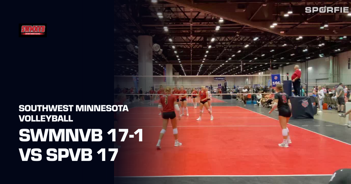 SWMNVB 17-1 VS SPVB 17 (Southwest Minnesota Volleyball) | Sporfie
