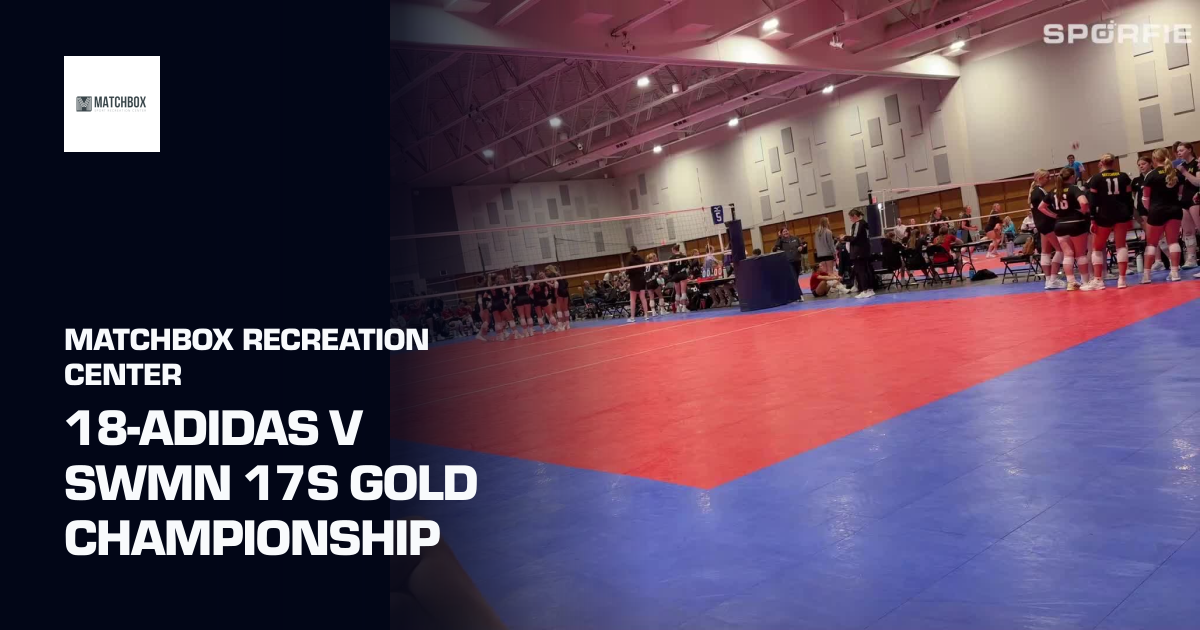 18-Adidas v SWMN 17s Gold Championship (Matchbox Recreation Center ...
