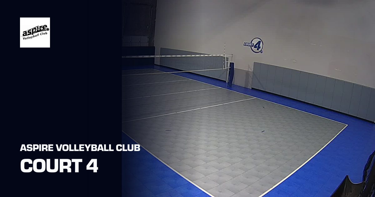 Court 4 (Aspire Volleyball Club) | Sporfie