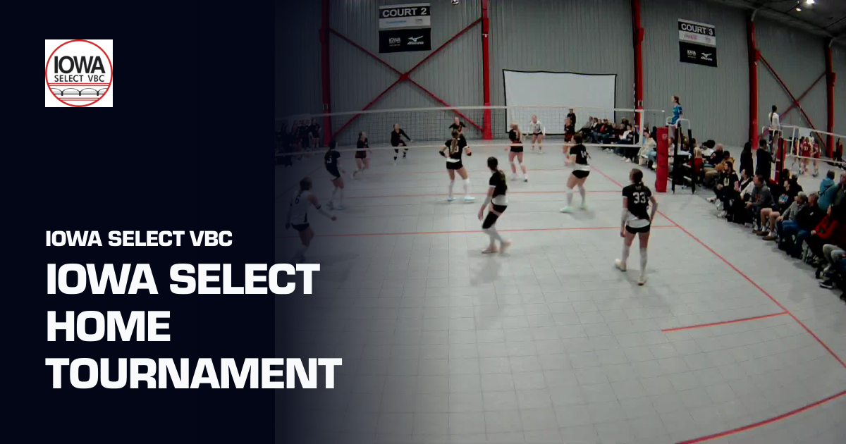 Iowa Select Home Tournament (Iowa Select VBC) | Sporfie