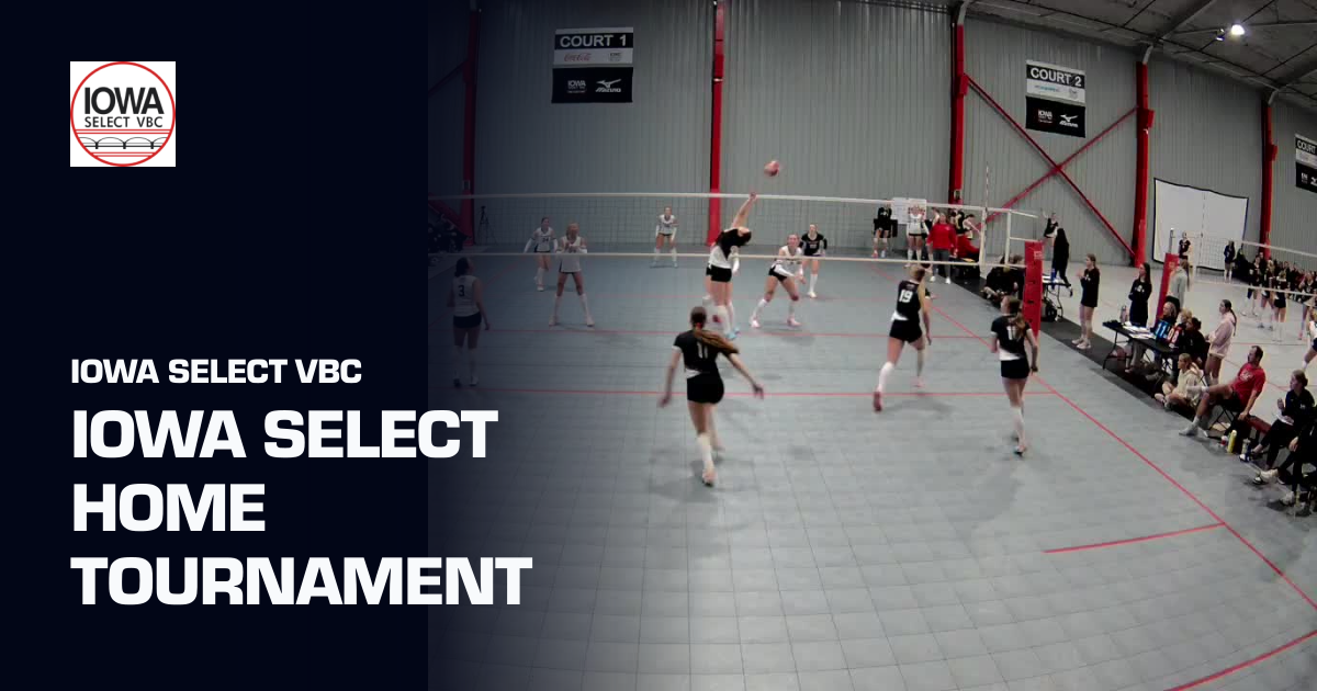 Iowa Select Home Tournament (Iowa Select VBC) | Sporfie