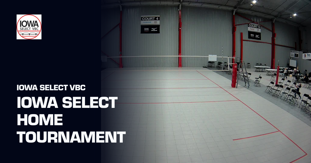Iowa Select Home Tournament (Iowa Select VBC) | Sporfie