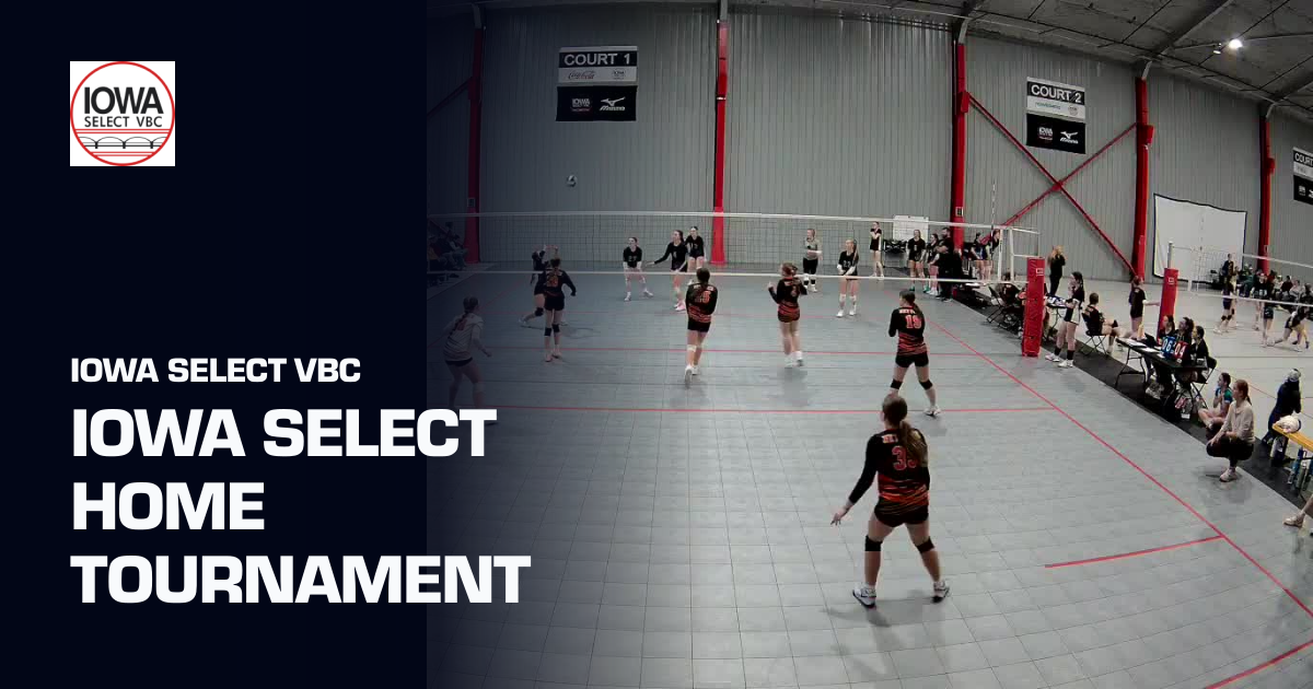 Iowa Select Home Tournament (Iowa Select VBC) | Sporfie