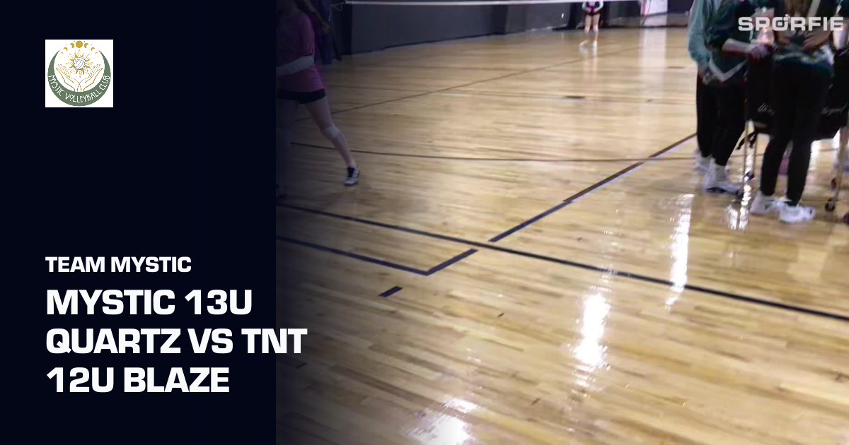 Mystic 13U Quartz vs TNT 12U Blaze (Team Mystic) | Sporfie