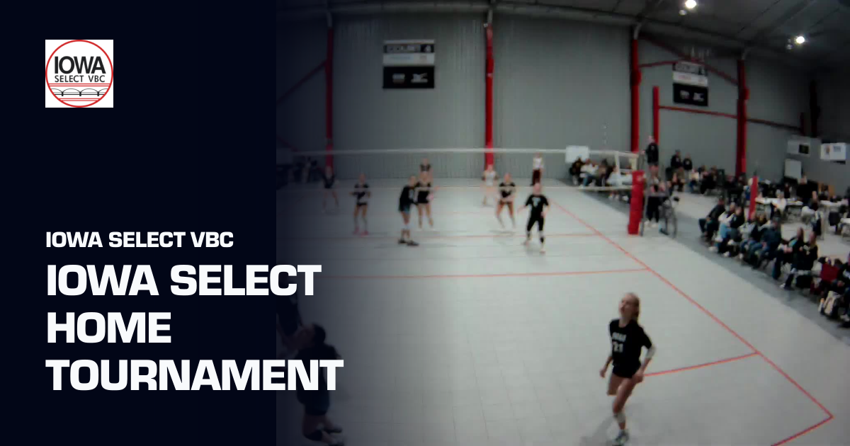 Iowa Select Home Tournament (Iowa Select VBC) | Sporfie